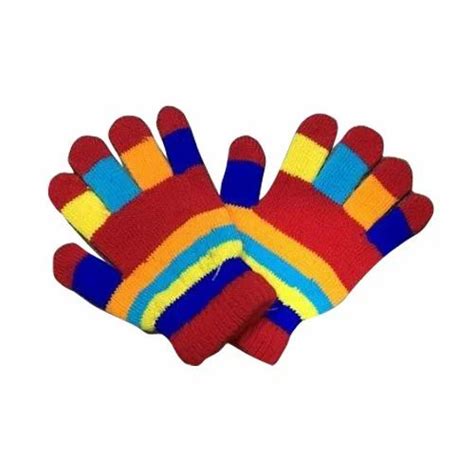 Sanju King Full Fingered Multicolor Kids Woolen Hand Gloves at best ...