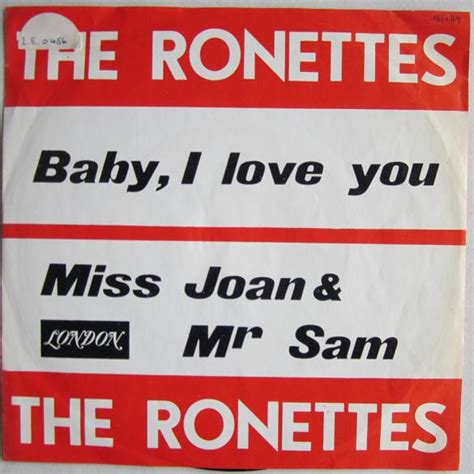 The Ronettes – Baby I Love You Lyrics | Genius Lyrics