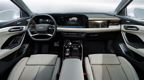 2025 Audi Q6 E-Tron Inside Revealed With Entrance Passenger Show ...