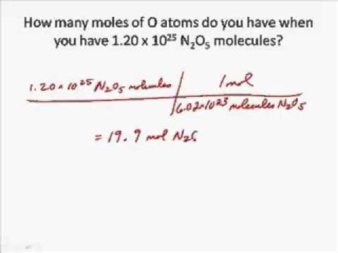 Moles with compounds and formula units - YouTube