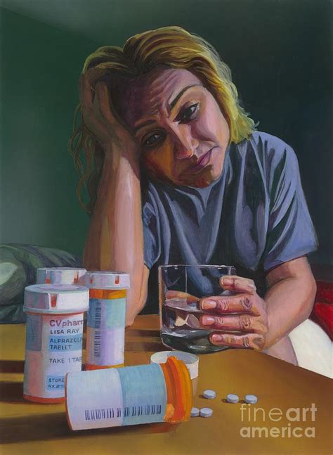 Abusing Prescription Drugs Painting by Andrea Reyes - Pixels