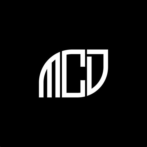 MCD letter logo design on black background. MCD creative initials ...