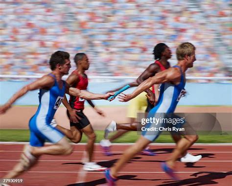 6,945 Relay Race With Baton Stock Photos, High-Res Pictures, and Images ...