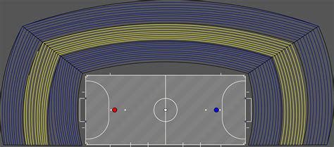 HaxMap preview: Bombonera By Domador | HaxBall Maps