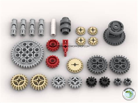 Lego Technic Gears Pack and Special Parts – Green Gecko Workshop