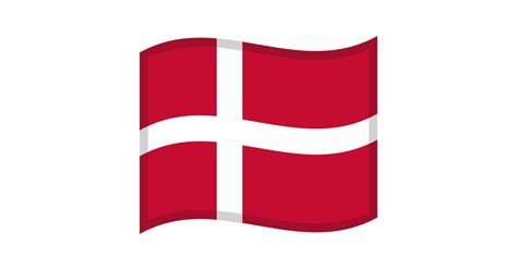 🇩🇰 Flag: Denmark Emoji, DK Flag Emoji, Danish Flag Emoji