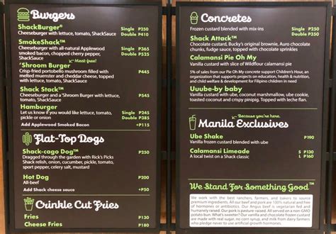 Shake Shack Manila Opens On May 10! Here's The Full Menu (And The Prices!)