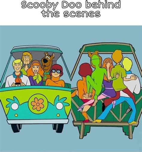 Scooby Doo behind the scenes - iFunny