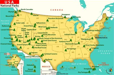 National Map Of Usa