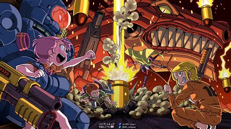 The Gungeoneers in action! (Art by Del) : r/EnterTheGungeon