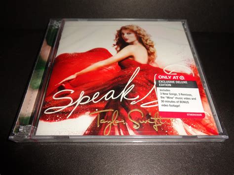 TAYLOR SWIFT Speak Now DELUXE EDITION - New - WITH THE "ONLY AT TARGET ...