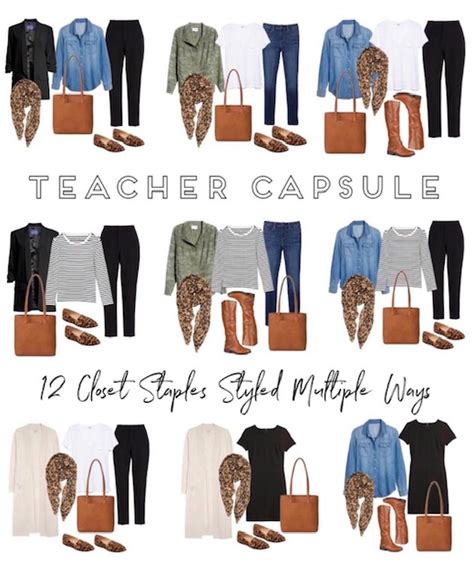 Teacher Capsule Wardrobe + Outfit Ideas | KingdomofSequins