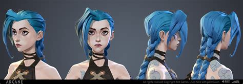 Thibaut Granet - ARCANE - Jinx - Modeling & Texturing