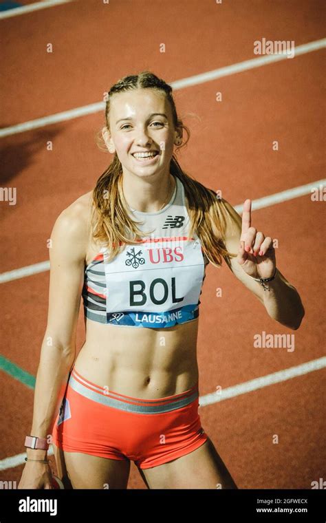 Lausanne, Switzerland. 26th Aug, 2021. Femke Bol of Netherlands wins ...