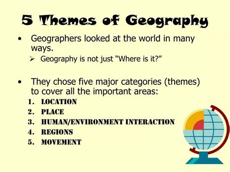 PPT - 5 Themes of Geography PowerPoint Presentation - ID:6297611