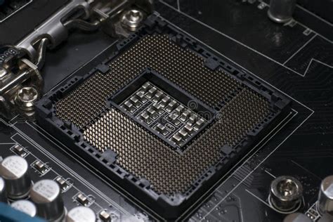 LGA 1155 socket stock image. Image of 1155, socket, intel - 49148223