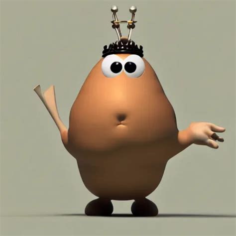 the potato king appears before his subjects in all his | Stable ...