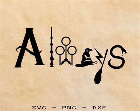 Always Harry Potter svg/png/dxf Wizard svg Muggle Cut | Etsy