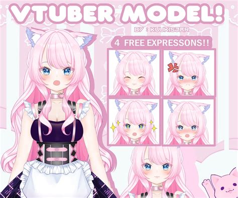 Custom Professional LIVE2D VTUBER Model Illustration - Etsy