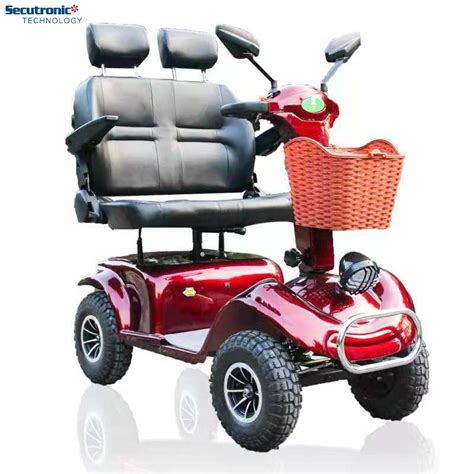 4 Wheel 2 Person Two Seat Canopy Rain Shield Car Moped Electric Scooter ...