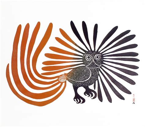 Kenojuak’s “Enchanted Owl,” a landmark print in Canada, appeared as a ...