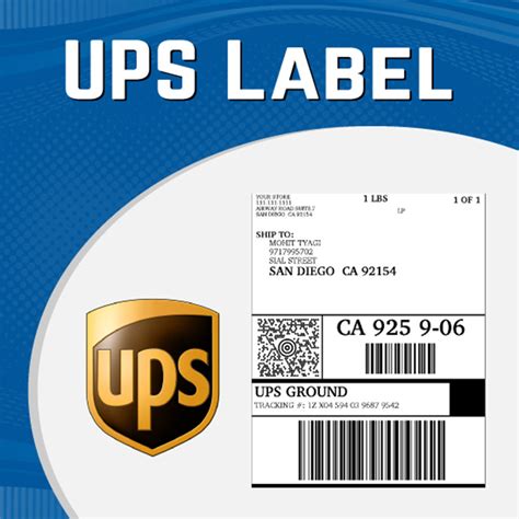 Ups Shipping Labels Printable