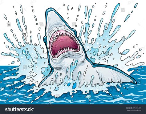 3,049 Sharks jumping out of water Images, Stock Photos & Vectors ...