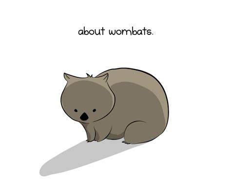 Cartoon Wombat