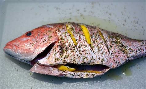 GRILLED WHOLE RED SNAPPER WITH LEMON, GARLIC, AND HERBS | Good Cooking