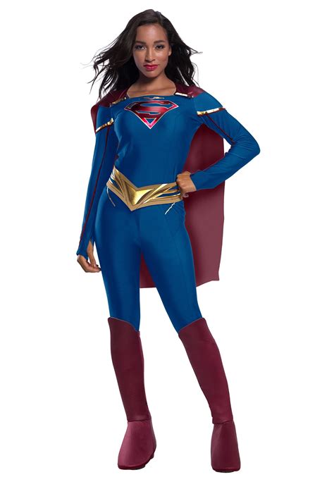 Adult Supergirl Jumpsuit Costume