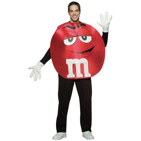 M&M's Red M&M Halloween Costume Adult Size: One Size Fits Most