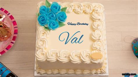 🎂 Happy Birthday Val Cakes 🍰 Instant Free Download