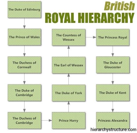 The British Royal Hierarchy | Hierarchy, British royals, Book writing tips