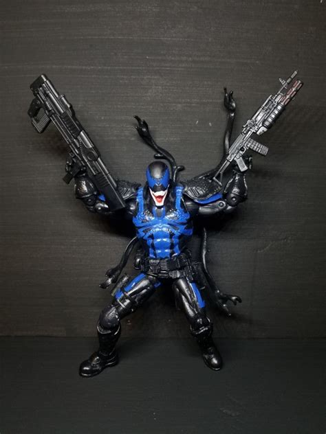 Agent venom (Marvel Legends) Custom Action Figure Agent Venom Marvel ...