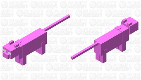 Pink Evil Cat -~- Minecraft Mob Skin