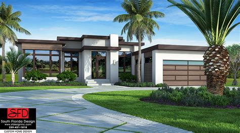 South Florida Design Modern House Plan-South Florida Design, Naples, FL