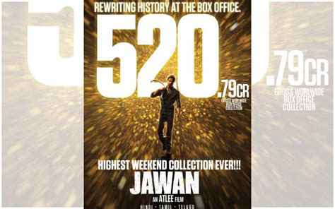 Jawan BOX OFFICE COLLECTION! Shah Rukh Khan Starrer Crosses 500cr ...