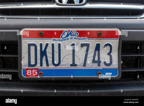 Ohio licence plate hi-res stock photography and images - Alamy