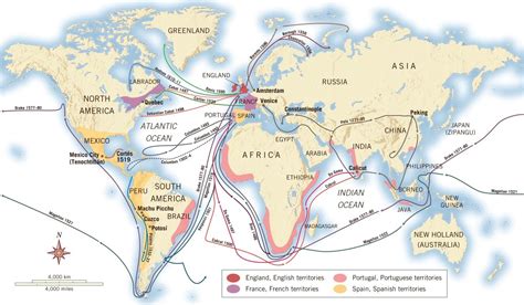 Exploration Of The New World Map - United States Map