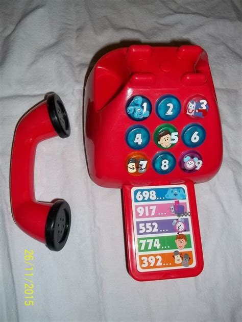 Blues Clues Talking Lights Sounds Red Phone Telephone Electronic Toy ...