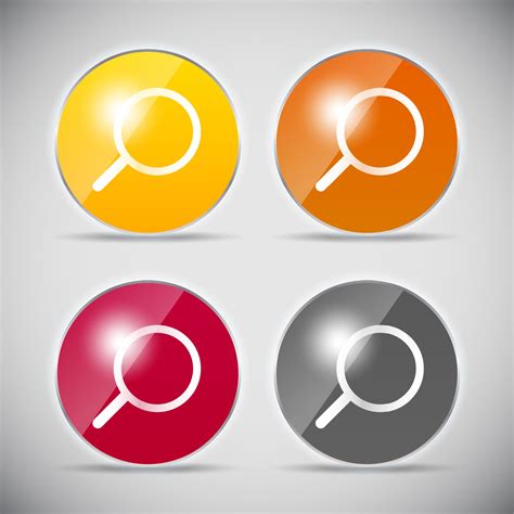 Shine glossy computer icon vector illustration 3099660 Vector Art at ...