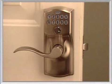 How To Install Your Schlage FE595 Keypad Entry Lock - YouTube