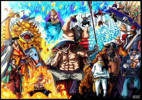 Whitebeard crew | Rufy, One piece, Immagini