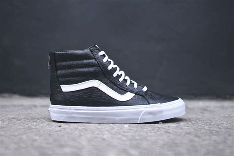 Vans Sk8-Hi Zip CA “Black Croc” | SBD