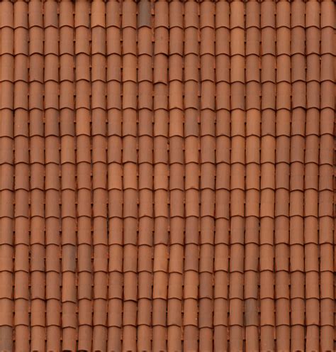 Ceramic Roof Tiles Seamless Texture › Architextures | Ceramic roof ...