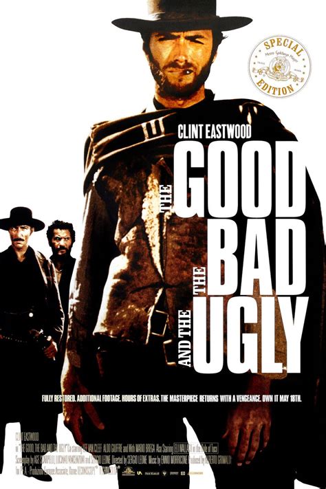 THE GOOD THE BAD AND THE UGLY CLINT EASTWOOD FILM MOVIE PRINT PREMIUM ...