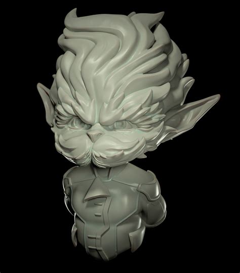 ArtStation - ARCANE - Heimerdinger (Day 3 Sculptober2023)