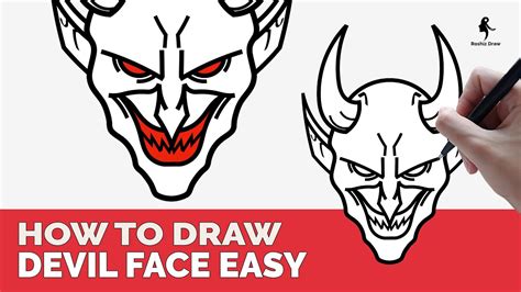 Demon Face Drawings Sketches