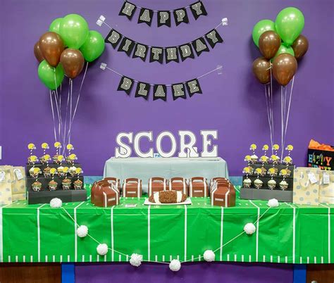 Kid's Football Party Decorations