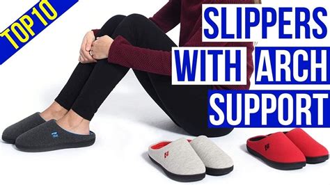 Top 10 Best Women's Slippers with Arch Support - YouTube